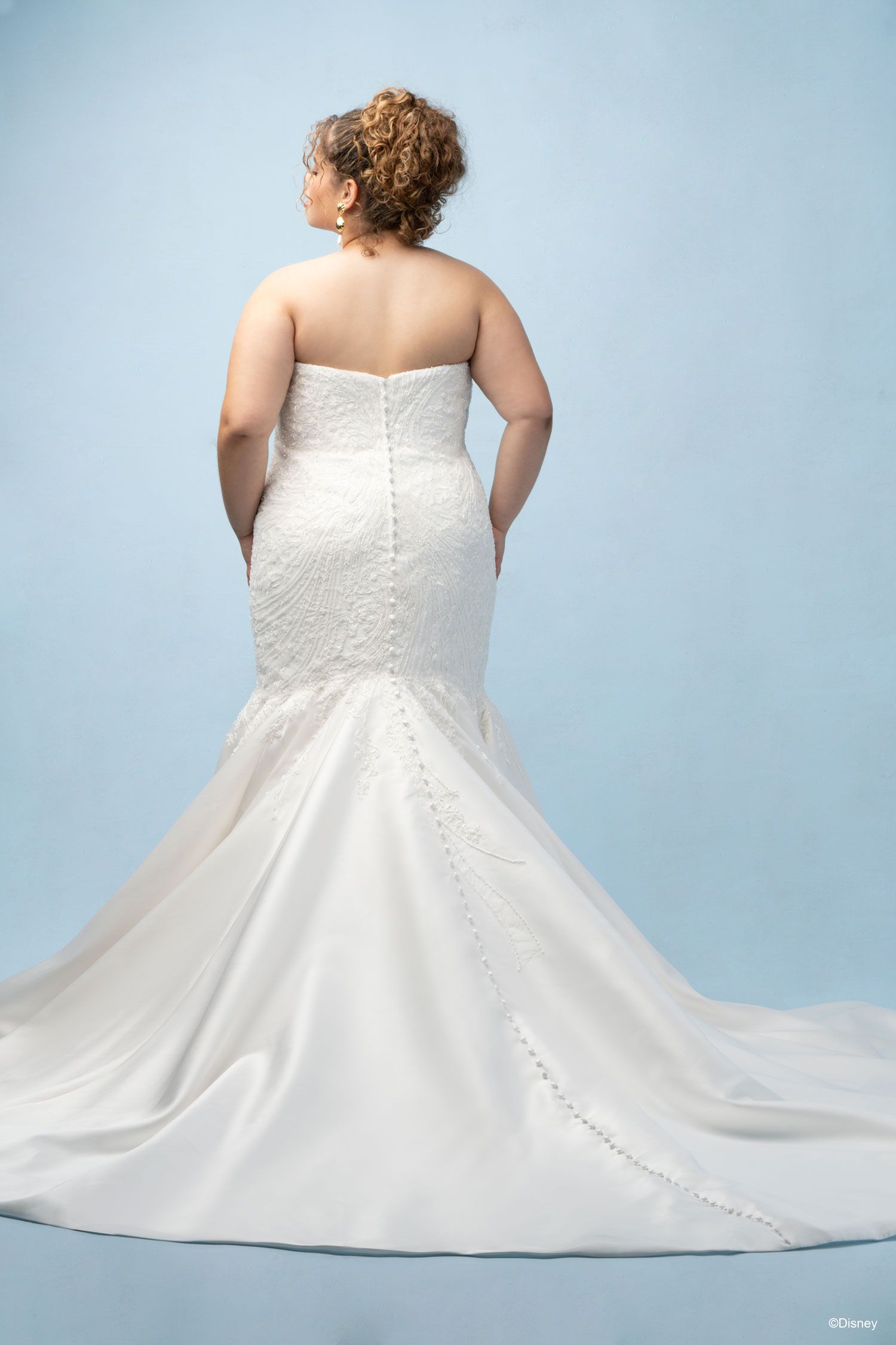 Wedding Dress D430 plus size